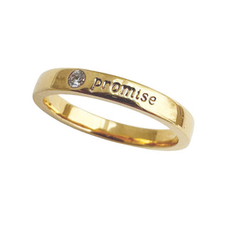 Pinky Promise Ring - Honeycat Jewelry - close up detailed gold