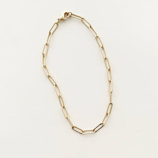 Piper Paperclip Chain Bracelet - Honeycat Jewelry