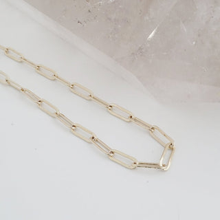 Piper Paperclip Chain Necklace - Honeycat Jewelry