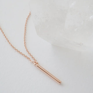 Pipette Bar Necklace - Honeycat Jewelry