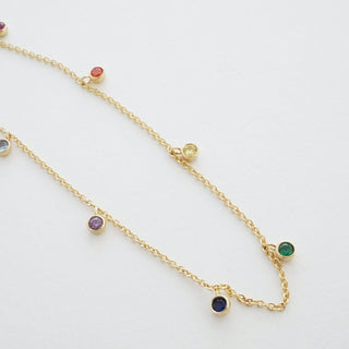 Rainbow Crystal Stardust Necklace - Honeycat Jewelry