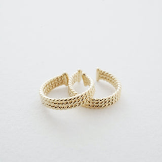 Roped Ear Cuffs - Honeycat Jewelry