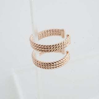 Roped Ear Cuffs - Honeycat Jewelry