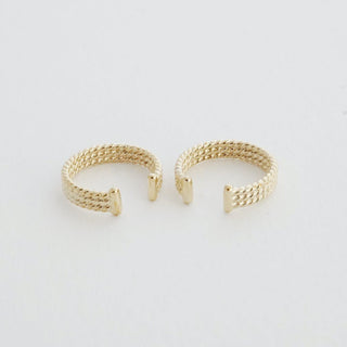 Roped Ear Cuffs - Honeycat Jewelry