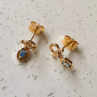 Seafare Stud Earrings - Honeycat Jewelry