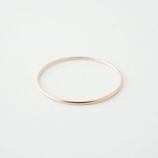 Skinny Stacking Ring, 14k Gold - Honeycat Jewelry