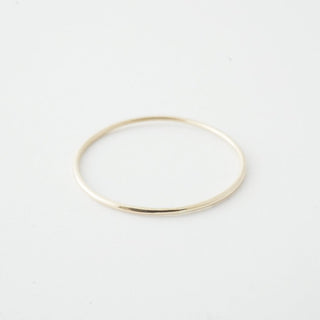 Skinny Stacking Ring, 14k Gold - Honeycat Jewelry