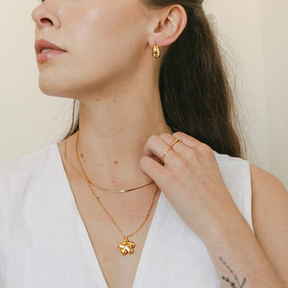Snake Chain Necklace - Honeycat Jewelry