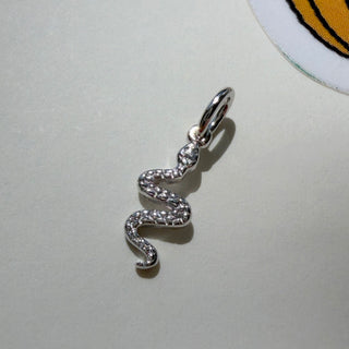 Sterling Silver Tiny Snake Charm