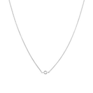 Solo Bezel Necklace - Honeycat Jewelry