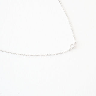 Solo Bezel Necklace - Honeycat Jewelry