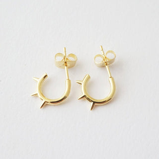 Spike Hoops - Honeycat Jewelry