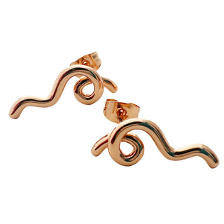 Squiggle Earrings - Honeycat Jewelry