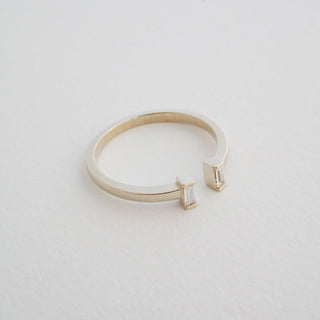 Stevie Baguette Ring - Honeycat Jewelry