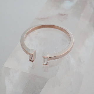 Stevie Baguette Ring - Honeycat Jewelry