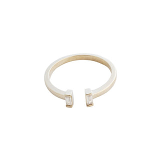 Stevie Baguette Ring - Honeycat Jewelry