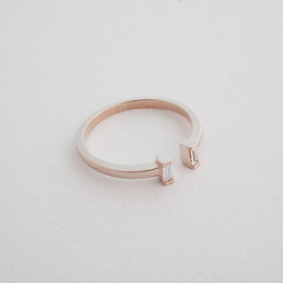 Stevie Baguette Ring - Honeycat Jewelry