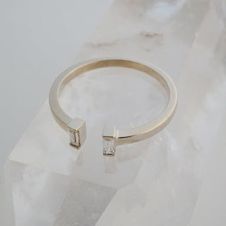 Stevie Baguette Ring - Honeycat Jewelry