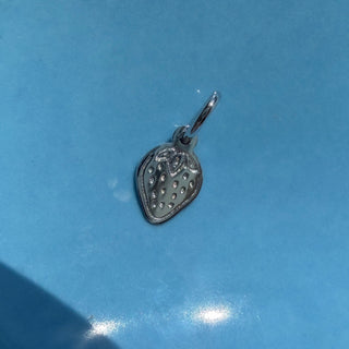 Sterling Silver Tiny Strawberry Charm