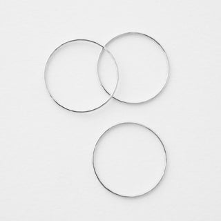 Super Skinny Hammered Stacking Ring Trio - Honeycat Jewelry