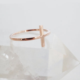 T-Bar Ring - Final Sale - Honeycat Jewelry