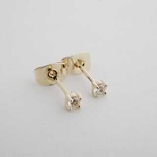 Tiny Birthstone Studs - Honeycat Jewelry