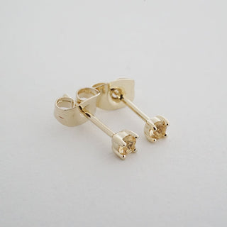 Tiny Birthstone Studs - Honeycat Jewelry