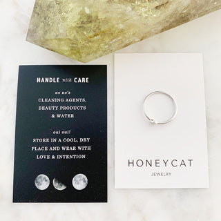 Tiny Circle Ring - Final Sale - Honeycat Jewelry