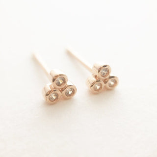 Trinity Crystal Stud Earrings - Honeycat Jewelry