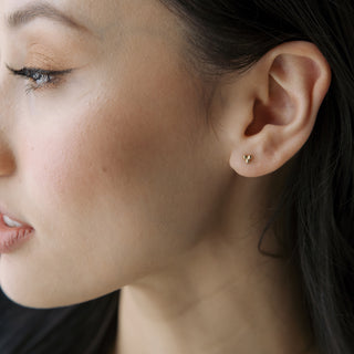 Trinity Ball Stud Earrings