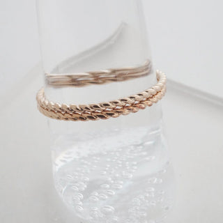 Twisted Rope Rings - Honeycat Jewelry