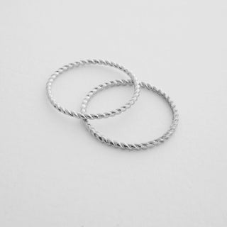 Twisted Rope Rings - Honeycat Jewelry