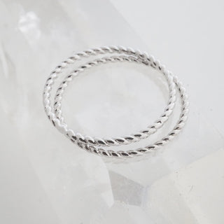 Twisted Rope Rings - Honeycat Jewelry