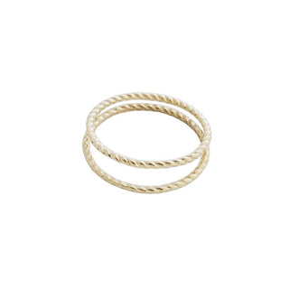 Twisted Rope Rings - Honeycat Jewelry