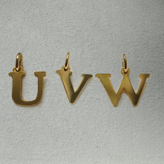 Letter Charm (U-W)