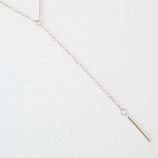 Whisper Thin Lariat Bar Necklace - Honeycat Jewelry