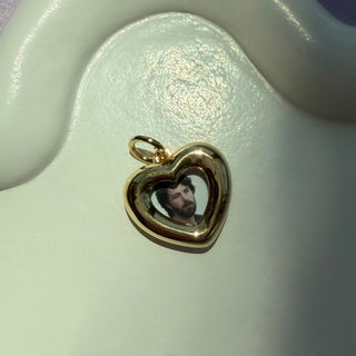 Chunky Heart Photo Frame Charm, alternate product view 9