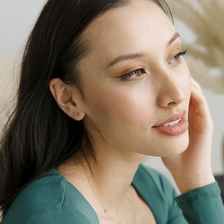 Tiny Birthstone Studs