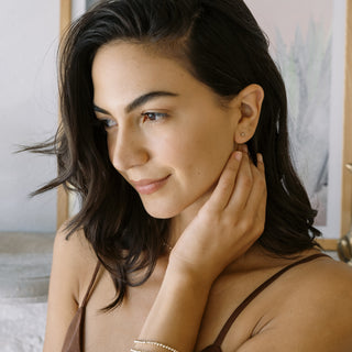 Mini Triangle Stud Earrings
