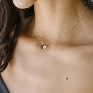 Karma Crystal + Disc Necklace