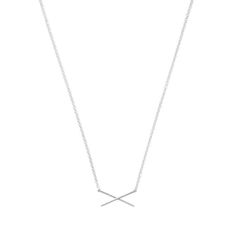 X Bar Necklace - Honeycat Jewelry