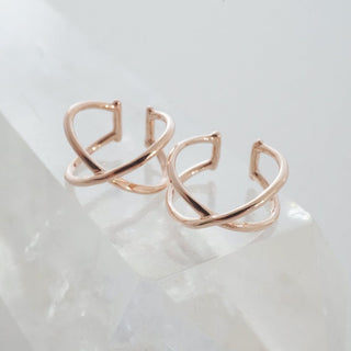 X Ear Cuffs - Final Sale - Honeycat Jewelry