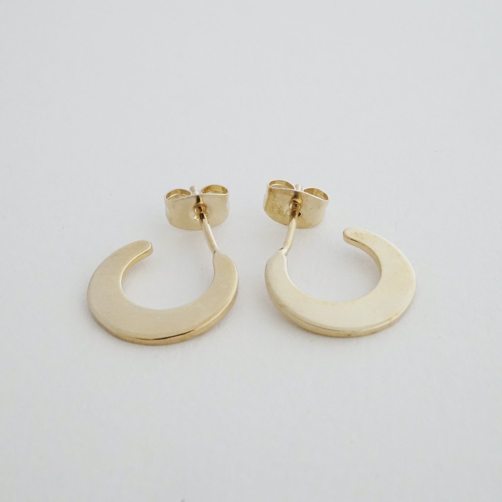 Aura Moon Hoops Earrings HONEYCAT Jewelry 