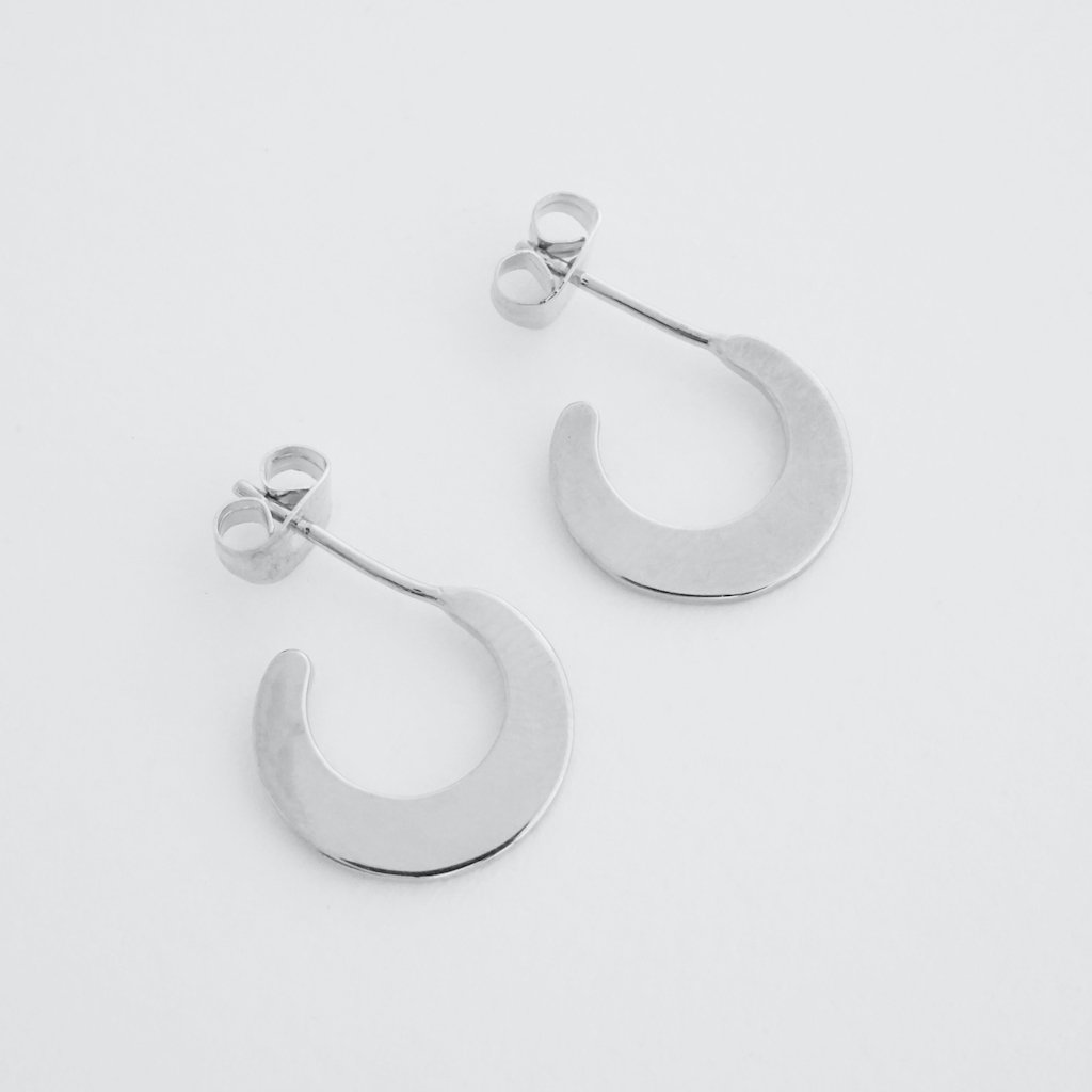 Aura Moon Hoops Earrings HONEYCAT Jewelry 