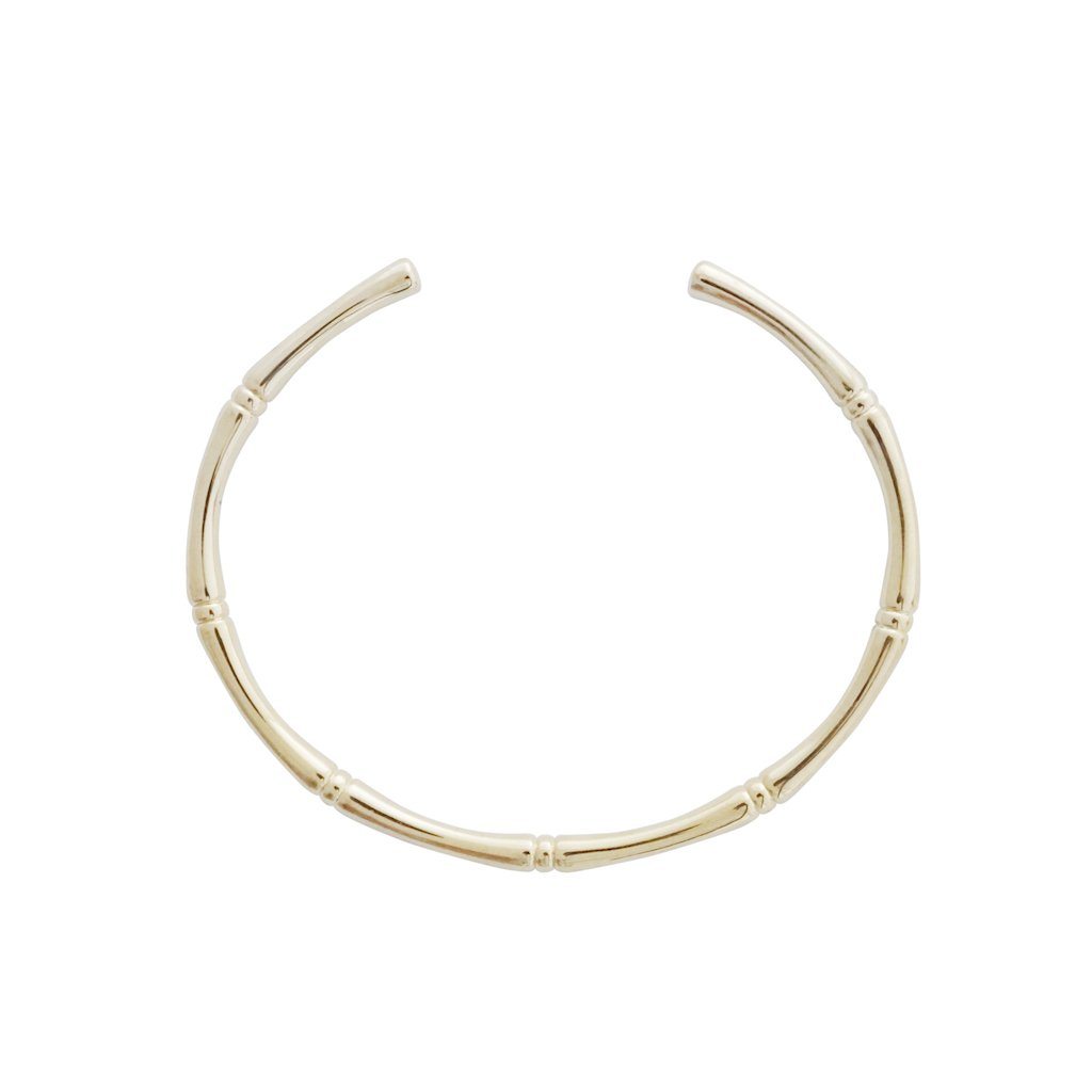 Bamboo Cuff Bracelets HONEYCAT Jewelry Gold 