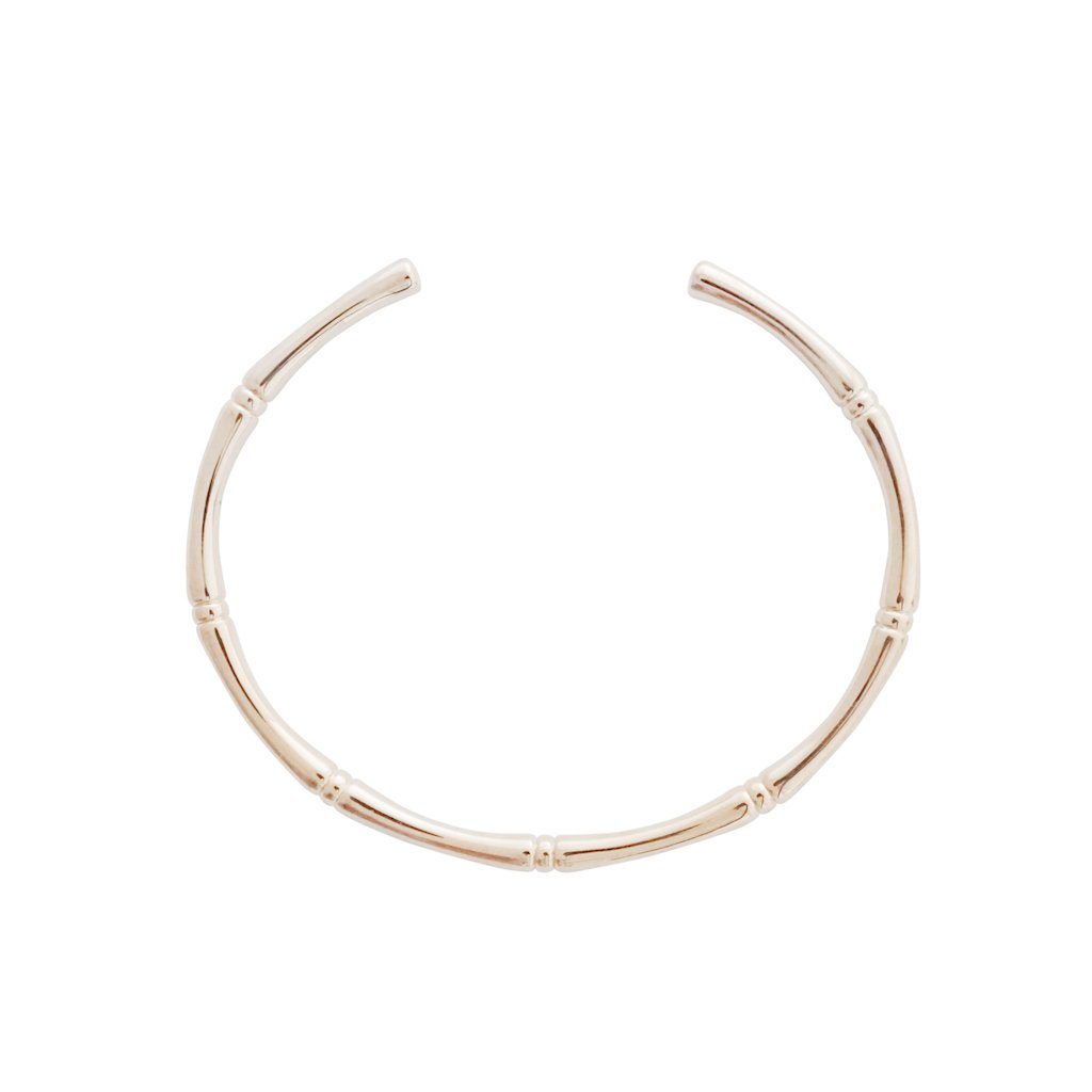 Bamboo Cuff Bracelets HONEYCAT Jewelry Rose Gold 