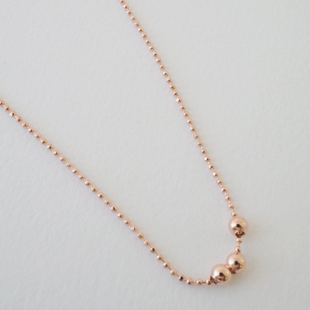 Belle Chain Necklace Necklaces HONEYCAT Jewelry Rose Gold 