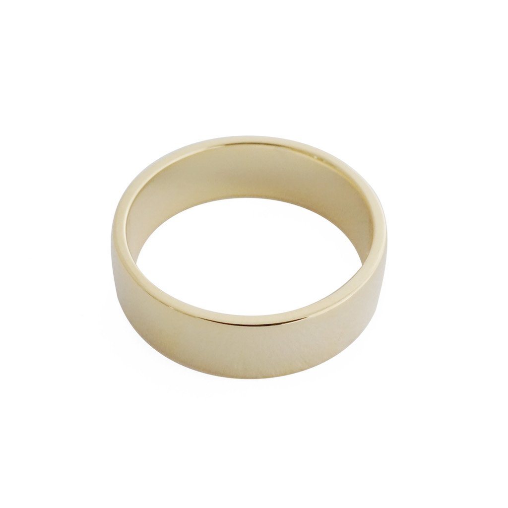 Bold Band Ring Rings HONEYCAT Jewelry Gold 5 