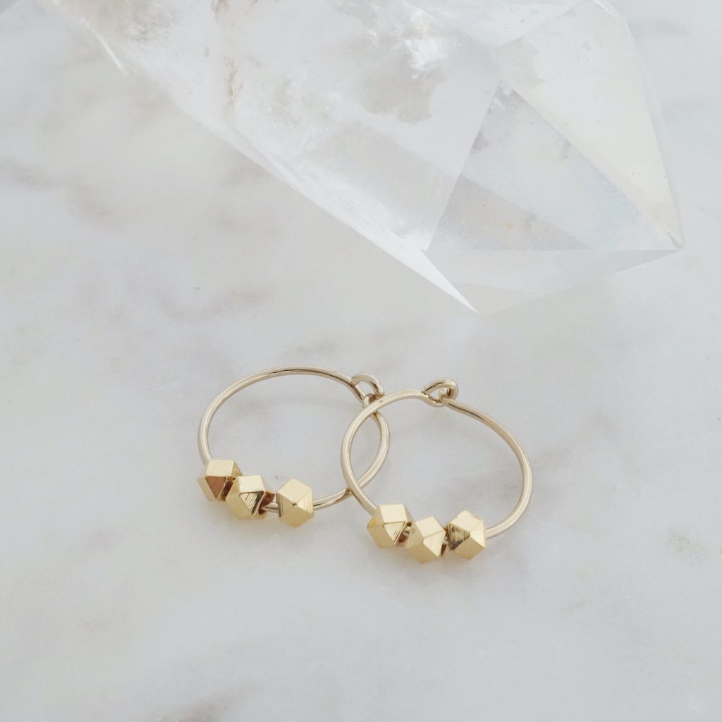 Comet Hoops Earrings HONEYCAT Jewelry 
