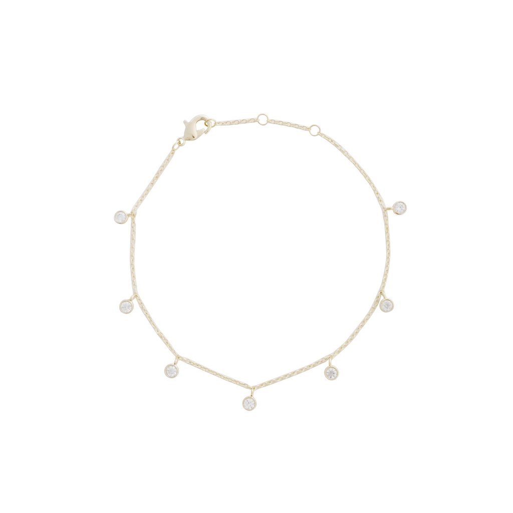 Crystal Stardust Bracelet Bracelets HONEYCAT Jewelry Gold 